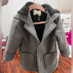 Zara Boys Coat Grey 2-3